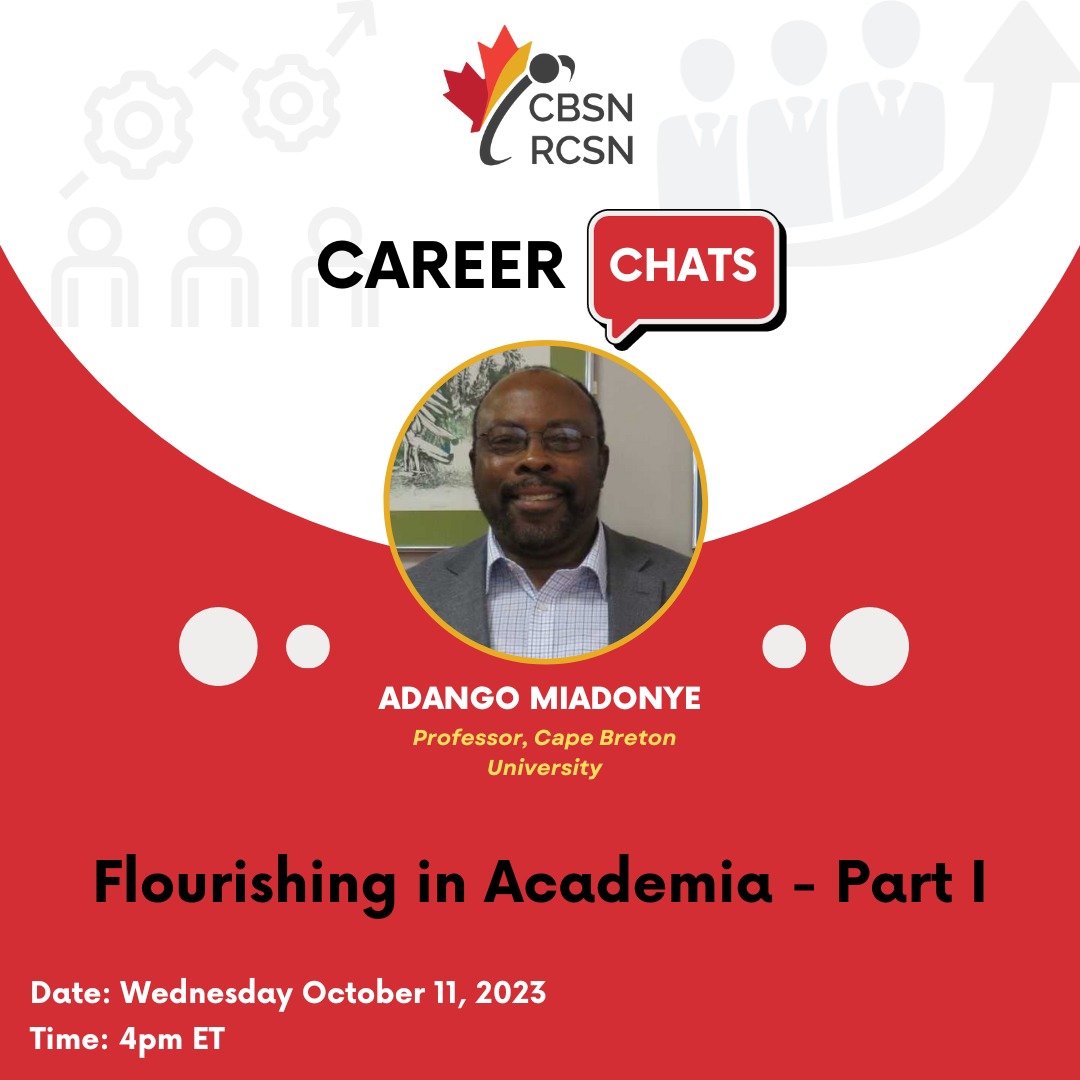 Are you curious about what it takes to flourish in academia? Do you want to learn from a distinguished professor and researcher who has over 25 years of experience in the field? If so, you won’t want to miss our next CBSN Career Chats session on October 11, 2023, at 4pm ET.