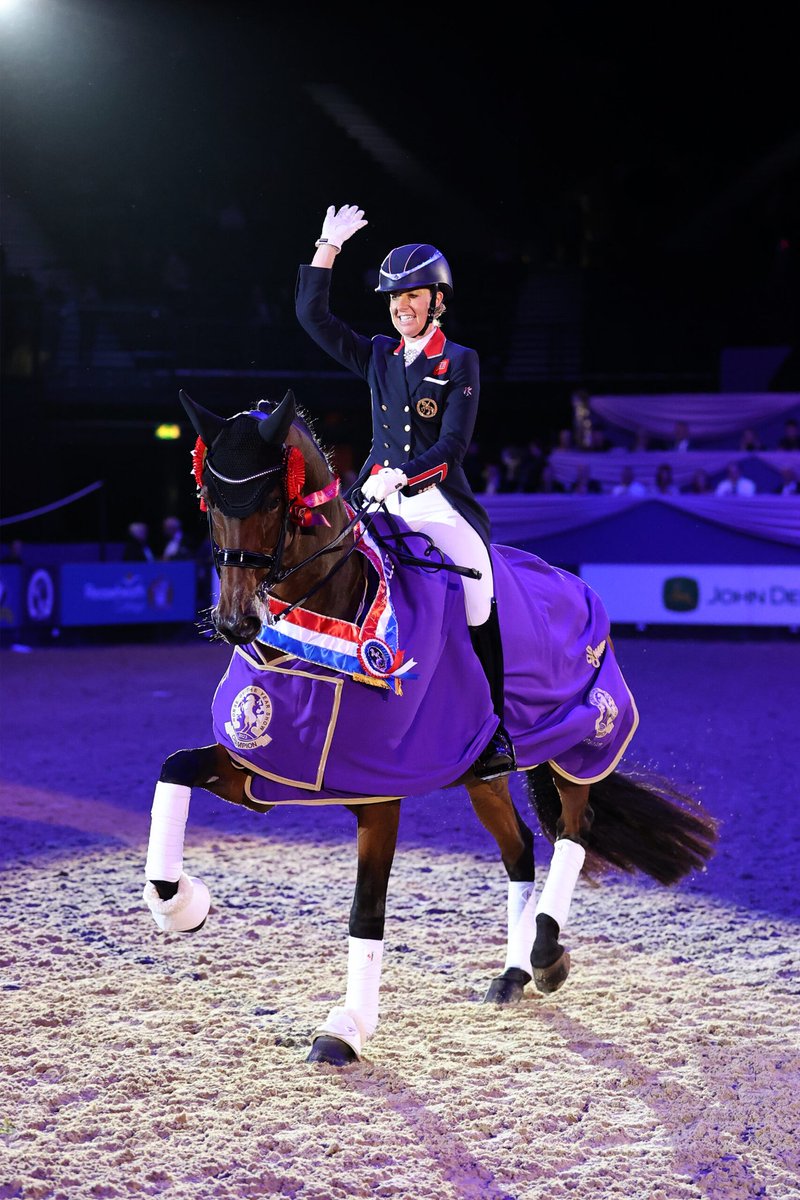 British Dressage (@britishdressage) on Twitter photo What a night at <a href="/hoystweet/">Horse of the Year Show</a> 🕺💃✨
@CSJDujardin and Times Kismet, owned by Peter Belshaw, wowed the judges and the NEC crowd this evening to win the 2023 edition of the Dressage Future Elite Championship on a score of 83.75%.
#britishdressage #HOYS #HOYS2023 What a night at <a href="/hoystweet/">Horse of the Year Show</a> 🕺💃✨
@CSJDujardin and Times Kismet, owned by Peter Belshaw, wowed the judges and the NEC crowd this evening to win the 2023 edition of the Dressage Future Elite Championship on a score of 83.75%.
#britishdressage #HOYS #HOYS2023