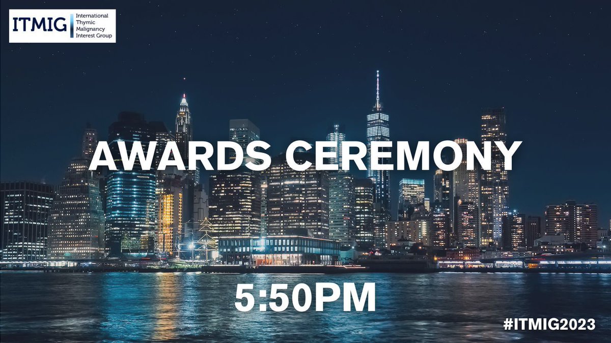 Don't miss the Awards Ceremony, starting in 5 minutes!

#ITMIG2023 #itmig
