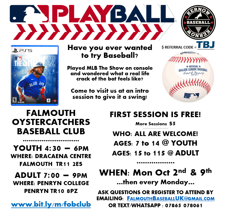 FalBaseball's tweet photo. #OiOiOystercatchers #WePlayInFalmouth #Penryn for the Win! #BaseballForAll #ThisGirlCan #EveryoneWelcome #YouthBaseball #AdultBaseball https://t.co/EgzXYZkfp0