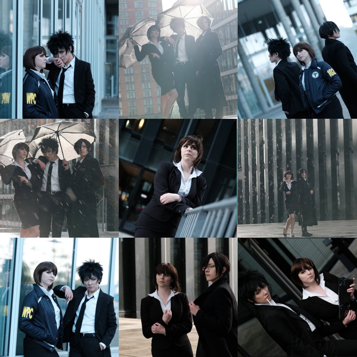 xyliacos's tweet photo. Und hier sind ein paar previews. Besser hätte es nich sein können 🥺 ich liebe die Bilder und allein out of cam einfach ein Traum. #akanetsunemori #psychopass #kougamishinya #ginozanobuchika #cosplay #outofcam https://t.co/UWnKtmqKOI