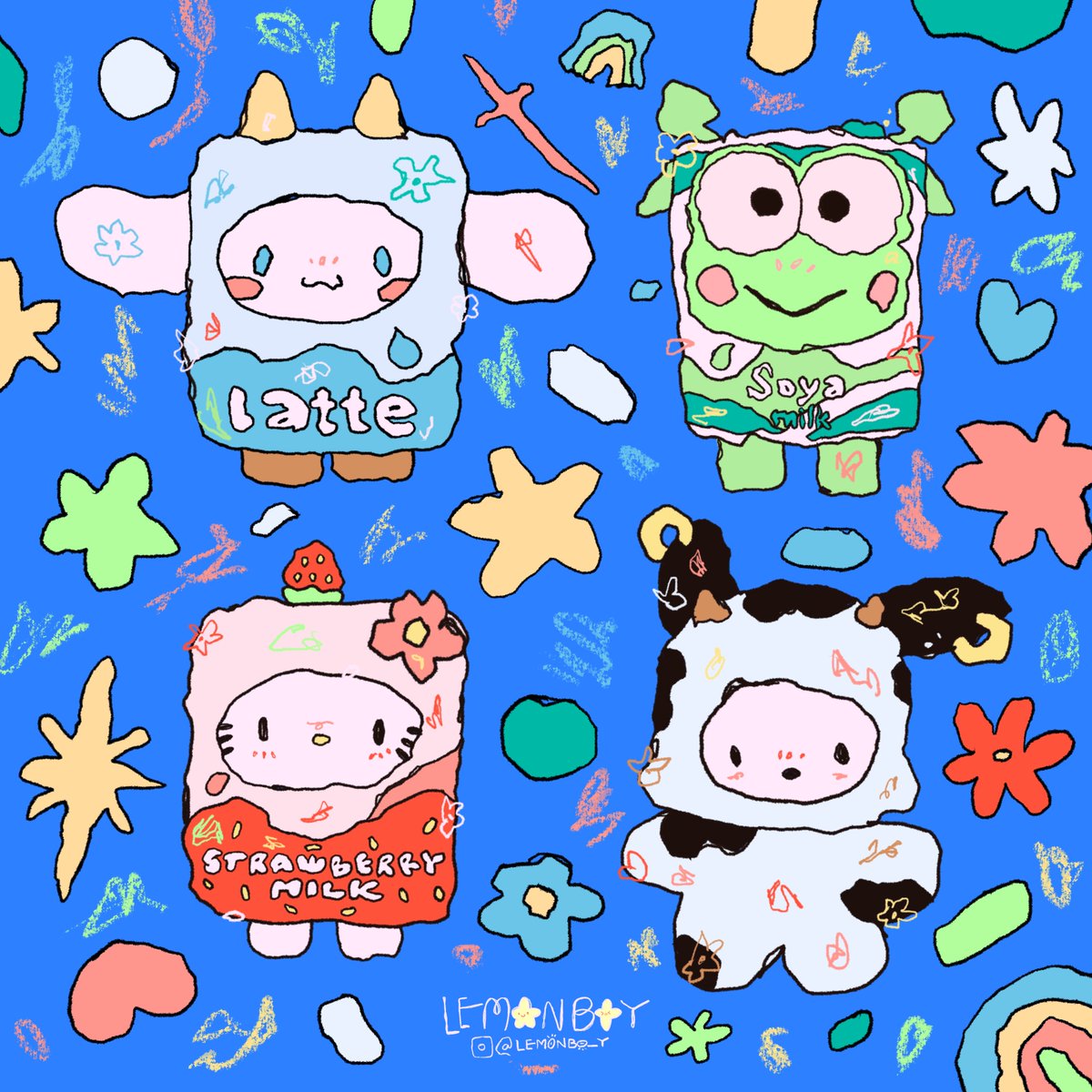 lemonbo_y's tweet photo. Sanrio Bootleg pt. II 🐄

🥛 Instagram: @ lemonbo_y

#illustration #Sanrio #HelloKitty https://t.co/k9XrWOBK43