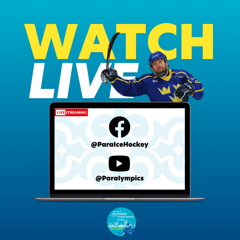 paraicehockey's tweet photo. ๐บ STARTING NOW ๐
It's the final match of #Astana2023 #BPool.
The hosts take on the team that beat them to Gold at C-Pool last year.
๐ฌ๐ง @ParaIceHockeyGB v Kazakhstan ๐ฐ๐ฟ
#ParaIceHockey