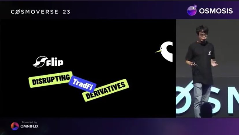 #Cosmoverse2023 Updates Series 002;

Hyung Lee (@CrescentHyung CEO of <a href="/CrescentHub/">Crescent Network</a>) introduced FLIP(<a href="/CrescentFLIP/">FLIP ⚪⚫</a>) during his presentation at #Cosmoverse.

His presentation covered FLIP’s mission, how the mission will be achieved, the roadmap, and other juicy details🔥.

Now,