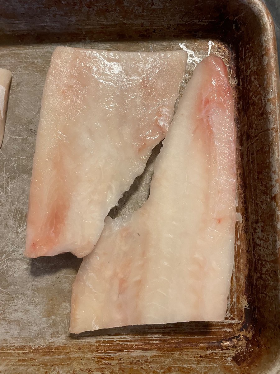 aedoroghazi's tweet image. These frozen fish filets look like Vermont and New Hampshire.