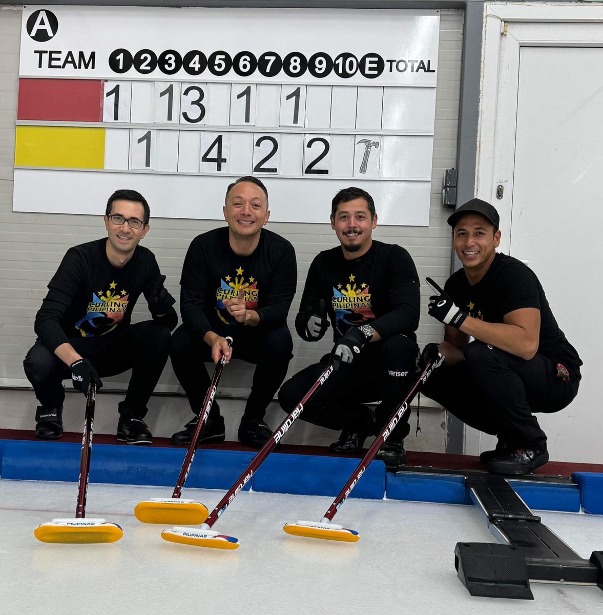 Eagle-eyed fans have seen this coming, but now that all members of both our men’s & women’s teams have their brooms, we can officially announce that we’re part of the #HardlineNation Excited for the sweeping action at #PCCC2023 💪 #curling #Pilipinas