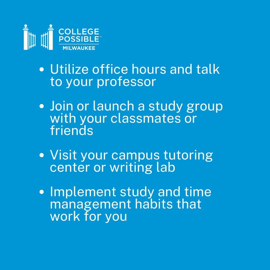 Don't fall behind, check out these tips for maintaining your grades and staying on top of your courses this semester!