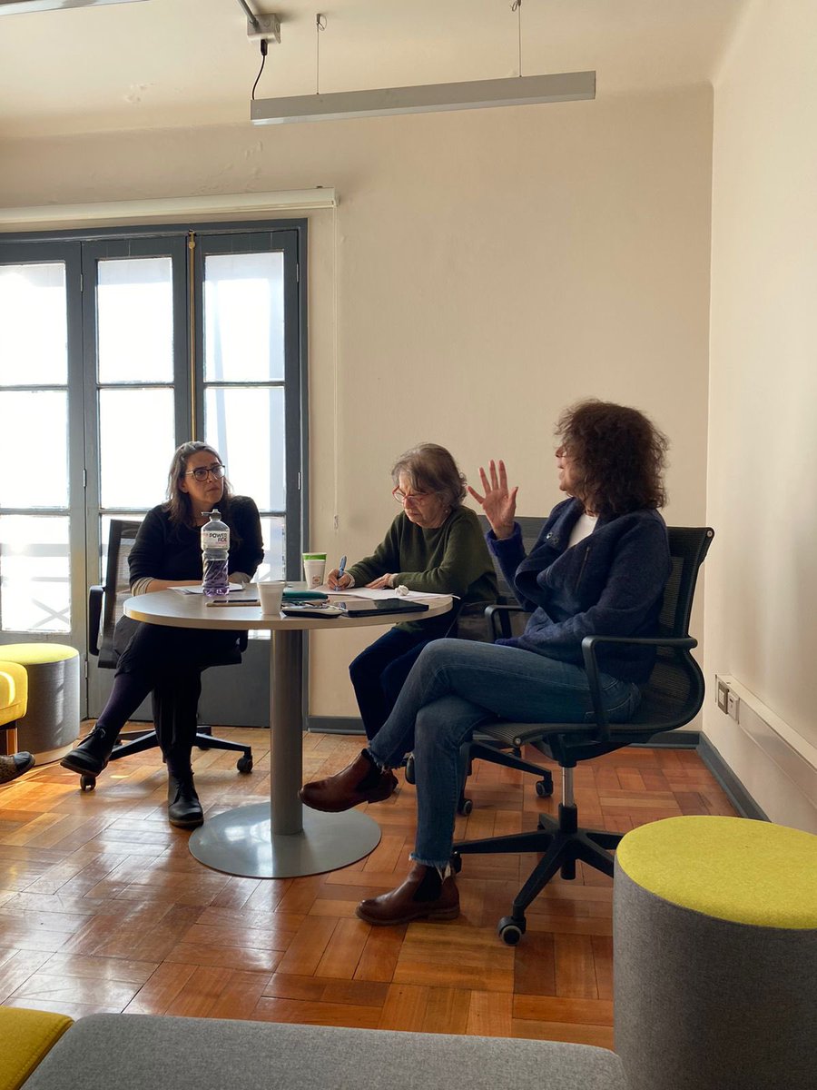 niumap_cl's tweet photo. Primera sesión del seminario de cuidados en Niumap con Rosario, Kathya y Virginia Guzmán https://t.co/2pSDoIIhDO