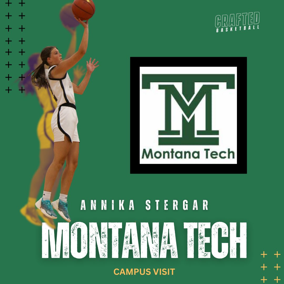Crafted Basketball Skills & Academy (@craftedbball) on Twitter photo Great trip for Annika Stergar to Butte! Thank you to the coaches at <a href="/montanatech_WBB/">Montana Tech WBB</a> for a great visit! <a href="/craftedbballAAU/">Crafted Basketball AAU</a> <a href="/CraftedBball/">Crafted Basketball Skills & Academy</a> <a href="/3SSBCircuit/">3Stripes Select Basketball</a> @3SGBCircuit Great trip for Annika Stergar to Butte! Thank you to the coaches at <a href="/montanatech_WBB/">Montana Tech WBB</a> for a great visit! <a href="/craftedbballAAU/">Crafted Basketball AAU</a> <a href="/CraftedBball/">Crafted Basketball Skills & Academy</a> <a href="/3SSBCircuit/">3Stripes Select Basketball</a> @3SGBCircuit