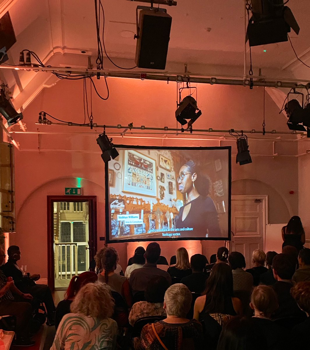 Great evening at the wonderful <a href="/battersea_arts/">BatterseaArtsCentre</a> celebrating the rich creative legacy of 575 Wandsworth Road and Khadambi Asalache.

May the next 10 years see as many powerful and moving collaborations at the last decade has.

A truly unique <a href="/nationaltrust/">National Trust</a> place