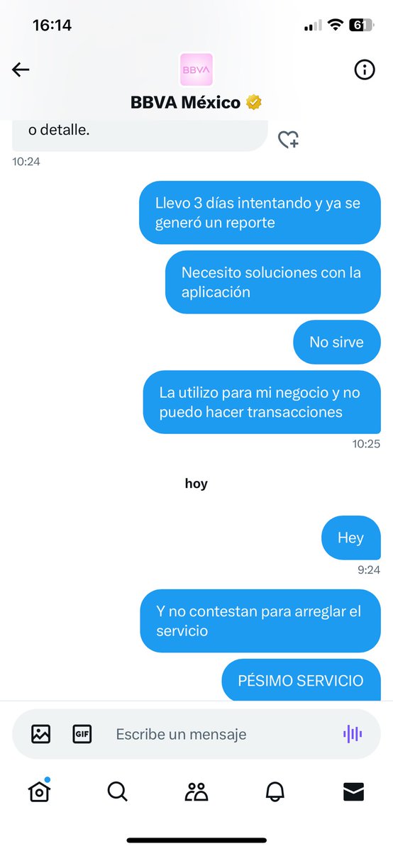 Adriandoosantos's tweet photo. Pésimo servicio, ni por ahí atienden ni en servicio en línea dan respuesta. @BBVA_Mex @bbva @BBVAWorld #bbva https://t.co/kUI52D35et