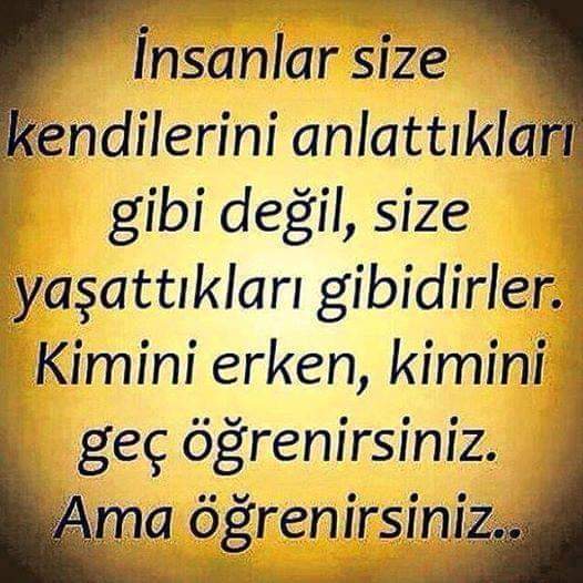 Aynen öyle işte...