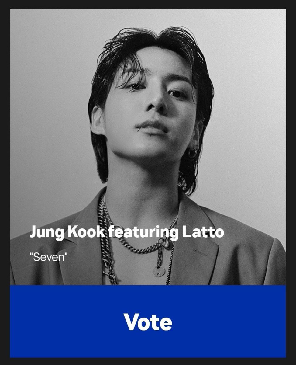 Army 💜🙌🏻

¡Recordatorio para las votaciones de lMTV EMAs, Jungkook está nominado en 3 categorías! 

1. Best K-Pop: mtvema.com/vote/best-kpop/
2. Best Song: mtvema.com/vote/best-song/
3. Biggest Fans (aún no se ha abierto)

🌟pueden votar cada 10 segundos