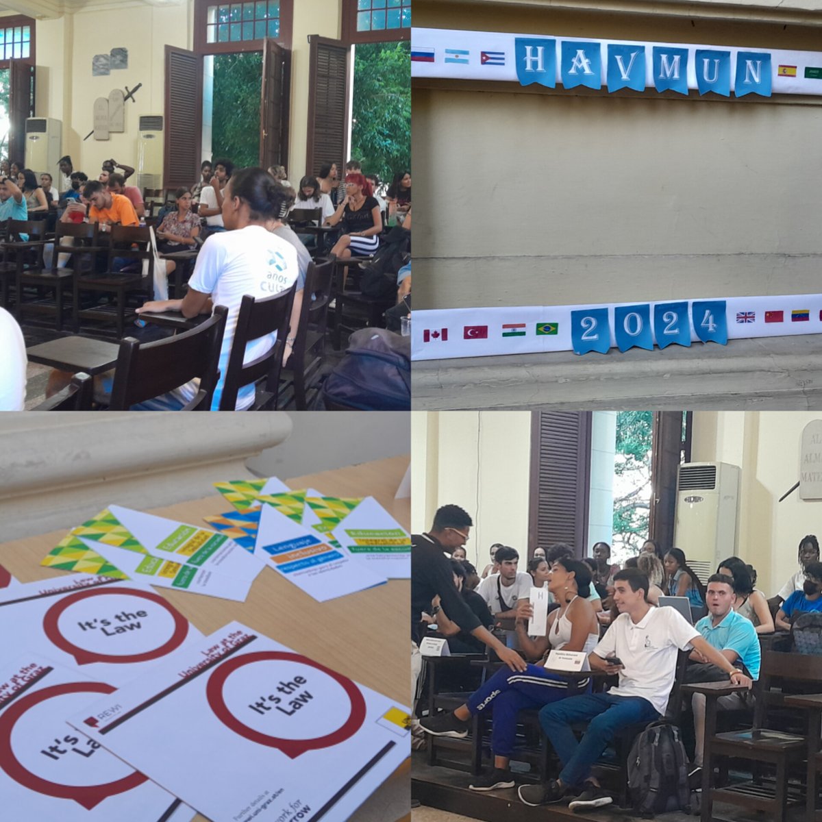 Comenzó 🙌 el Seminario de Bienvenida de la Edición XVIII del Modelo de Naciones Unidas de La Habana 🇺🇳
#ONU #MUN #Cuba #NacionesUnidas