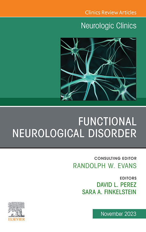 Sharing our 13-article volume on Functional Neurological Disorder in @ClinicsReviews. Great working alongside #SaraFinkelstein as co-editors, and a MAJOR THANK YOU to our international panel of co-authors! Check it out. 1/14 @FNDSociety @FNDHope @MGH_RI neurologic.theclinics.com/article/S0733-…