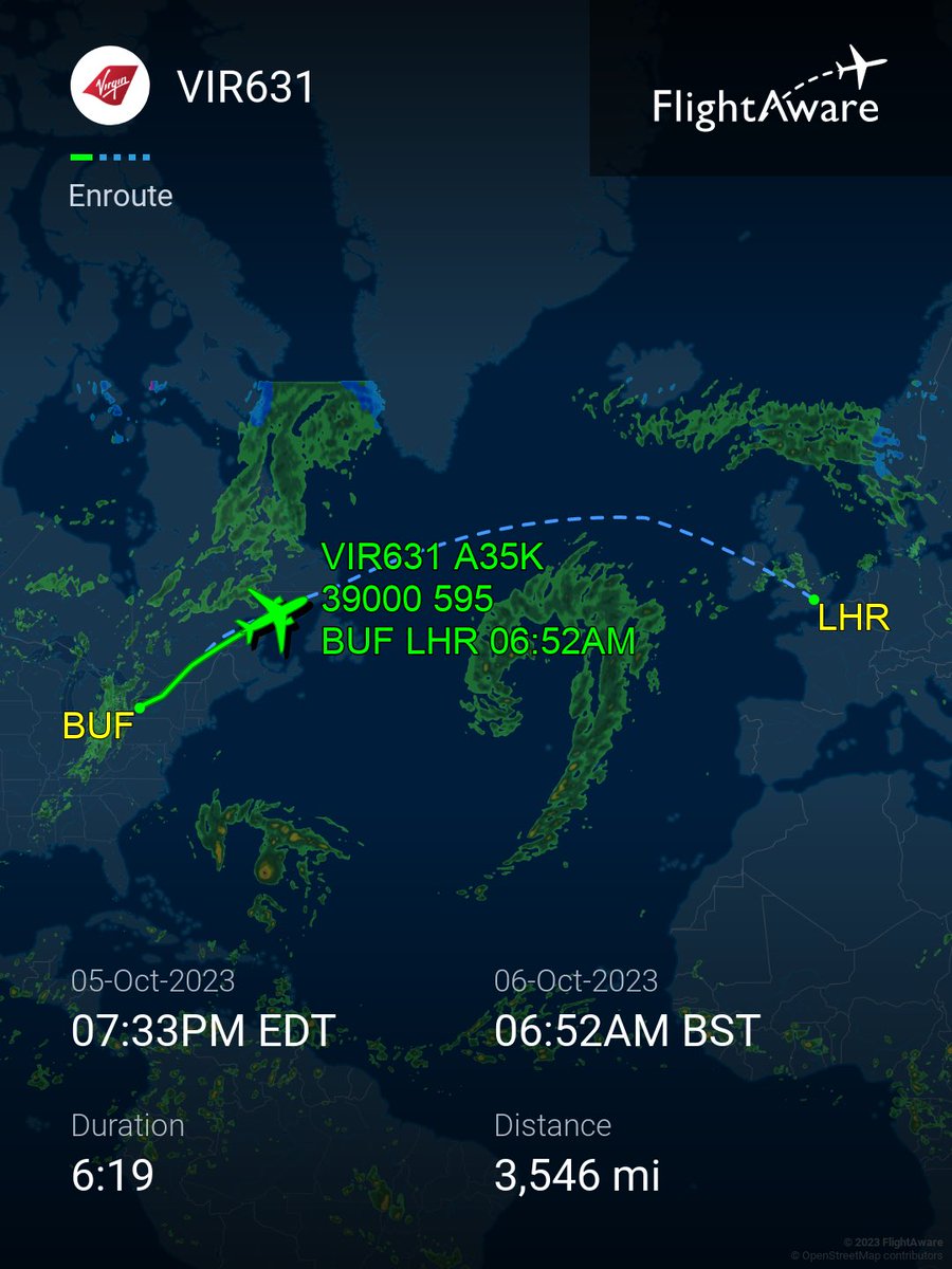 flightaware.com/live/flight/VI…    Follow the ⁦<a href="/BuffaloBills/">Buffalo Bills</a>⁩ as they make their way across the pond ! #gobills #wheelsup ⁦<a href="/VirginAtlantic/">virginatlantic</a>⁩