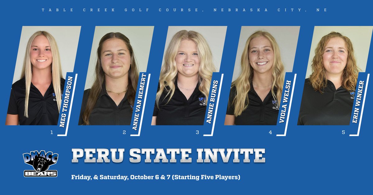 The DMACC Women's Golf team will be traveling to Nebraska City to play the Table Creek Golf Course tomorrow, Friday, October 6 with a shotgun start at 11am. This is a two day tournament. 

Lilly Houtakker and Halle Hagberg will be playing as IND.