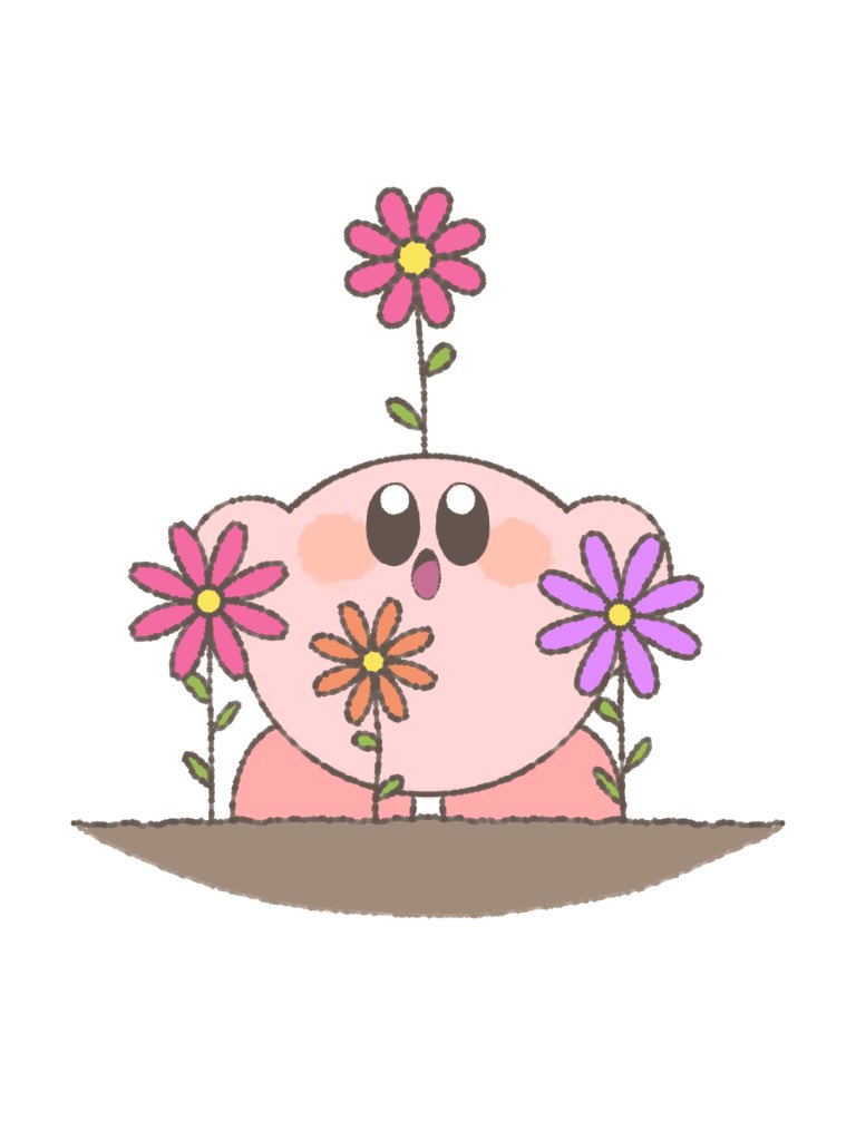flower no humans white background simple background open mouth pink flower solo  illustration images