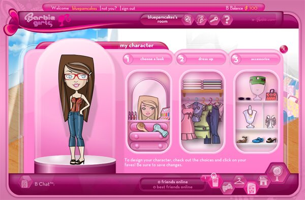 Jogos e Mídias Que Foram (ou não) Um Delírio on X: Jogo de Flash / Flash  game / Site: Barbie Girls 👱‍♀️👥👠💋  / X