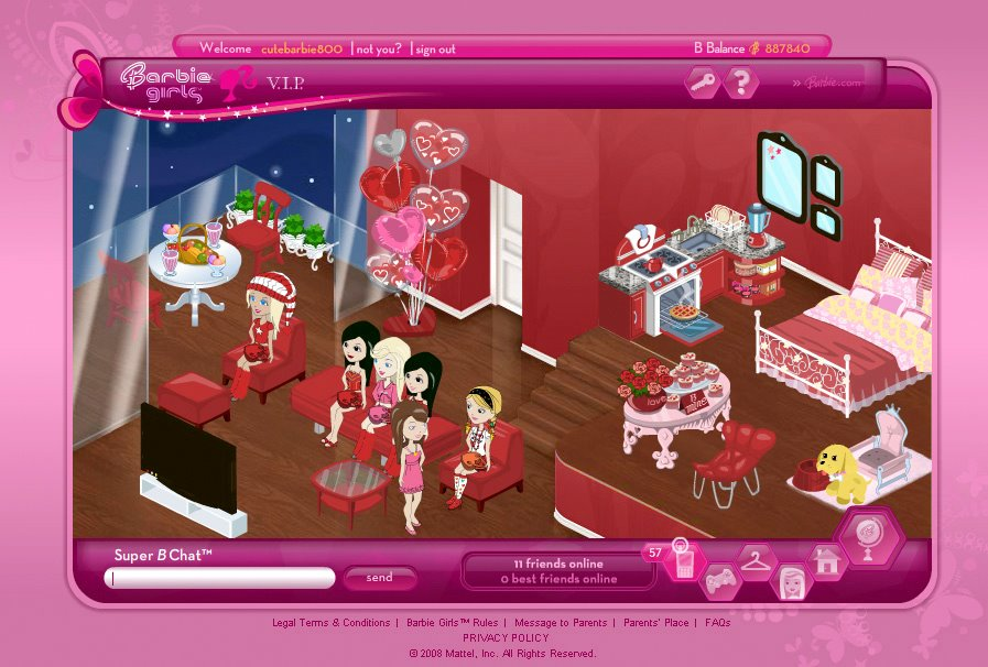 Jogos e Mídias Que Foram (ou não) Um Delírio on X: Jogo de Flash / Flash  game / Site: Barbie Girls 👱‍♀️👥👠💋  / X