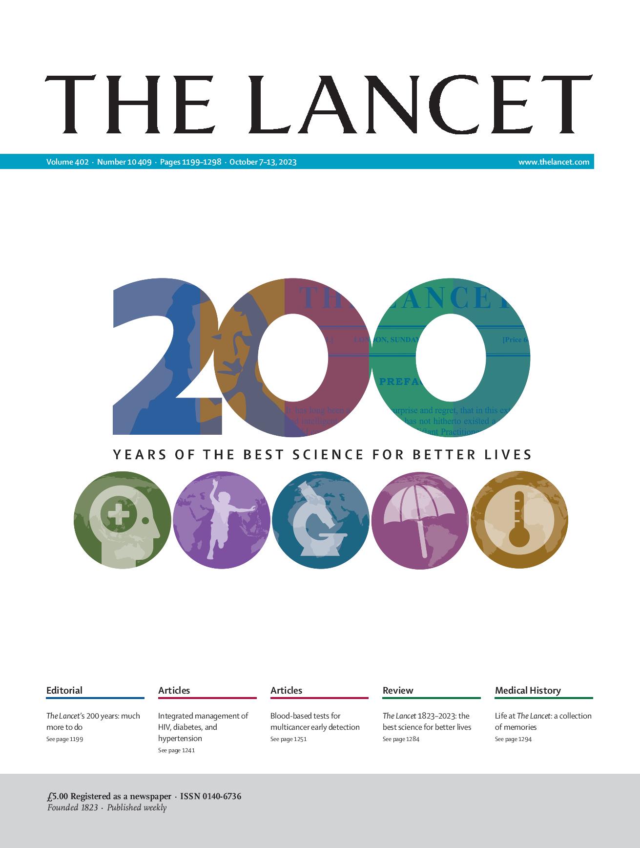 The Lancet on X: &ldquo;200 years of publishing practice-changing 