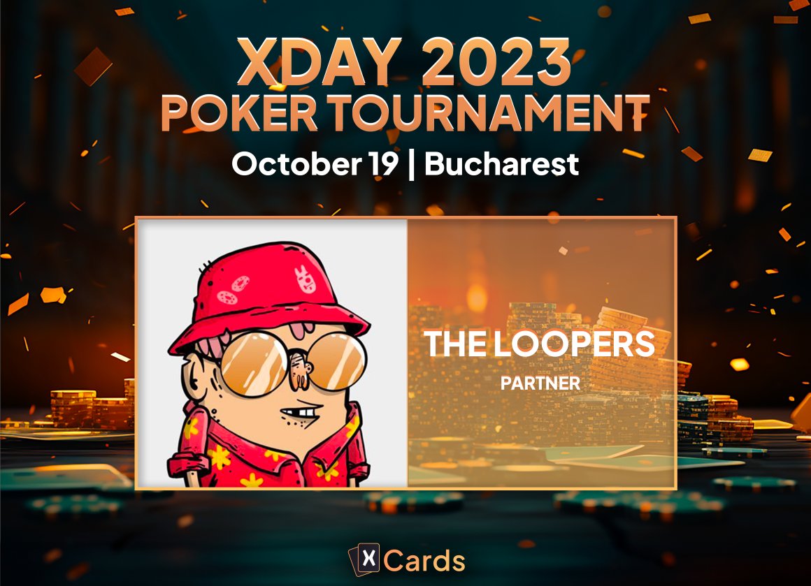 An in-person poker event is happening on the opening night of @xDay2023 in Bucharest on October 19th, hosted by <a href="/xCards_/">xCards</a> . 

💰 The Prize Pool, featuring a selection of Loopers, has reached an impressive $4,000! 🤑