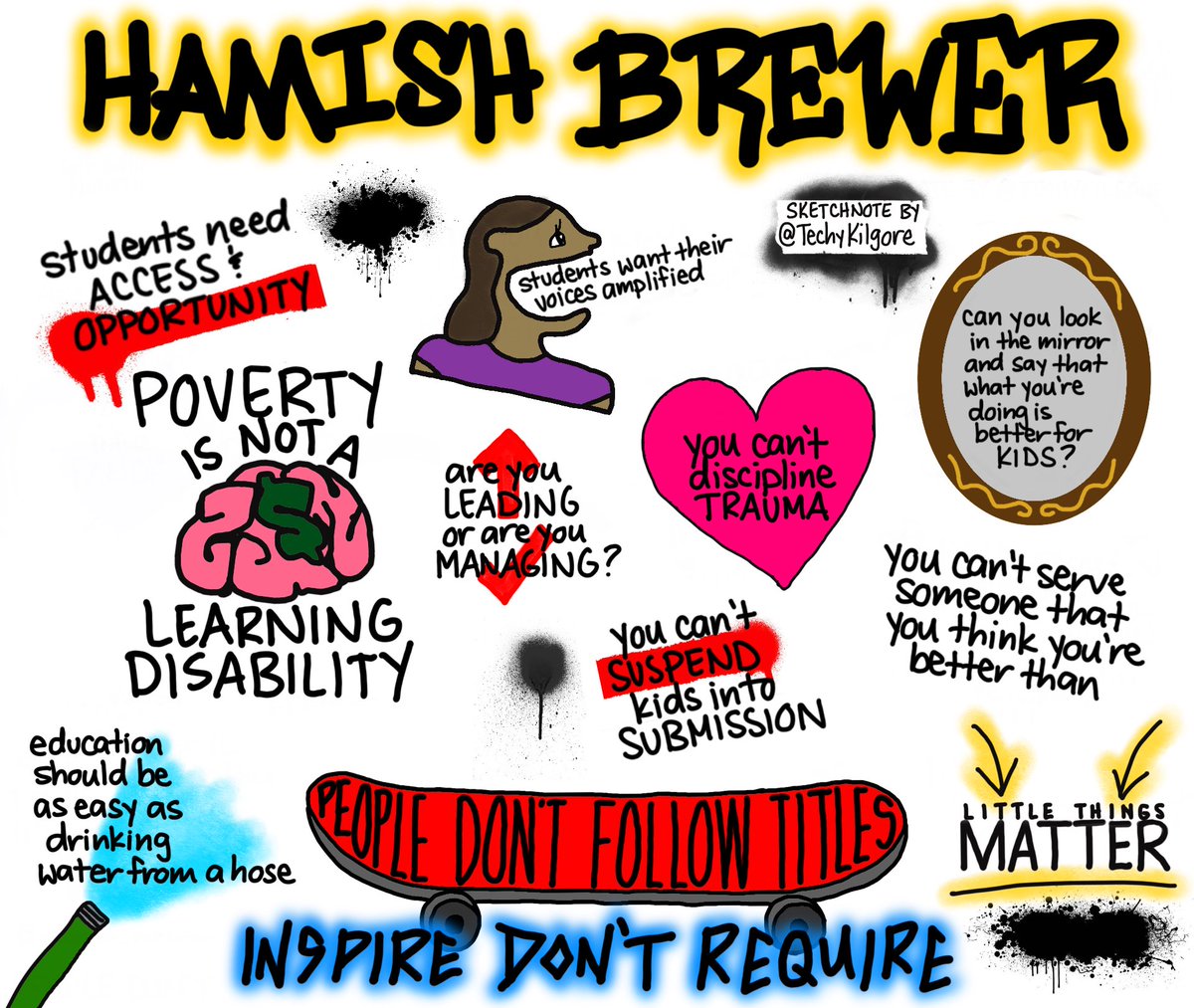 Heather Kilgore (@techykilgore) on Twitter photo Long time, no sketchnoting! Brought the Apple Pencil out again for <a href="/brewerhm/">Hamish Brewer</a> at <a href="/Region10ESC/">Region 10 ESC</a>! #sketchnotefever Long time, no sketchnoting! Brought the Apple Pencil out again for <a href="/brewerhm/">Hamish Brewer</a> at <a href="/Region10ESC/">Region 10 ESC</a>! #sketchnotefever