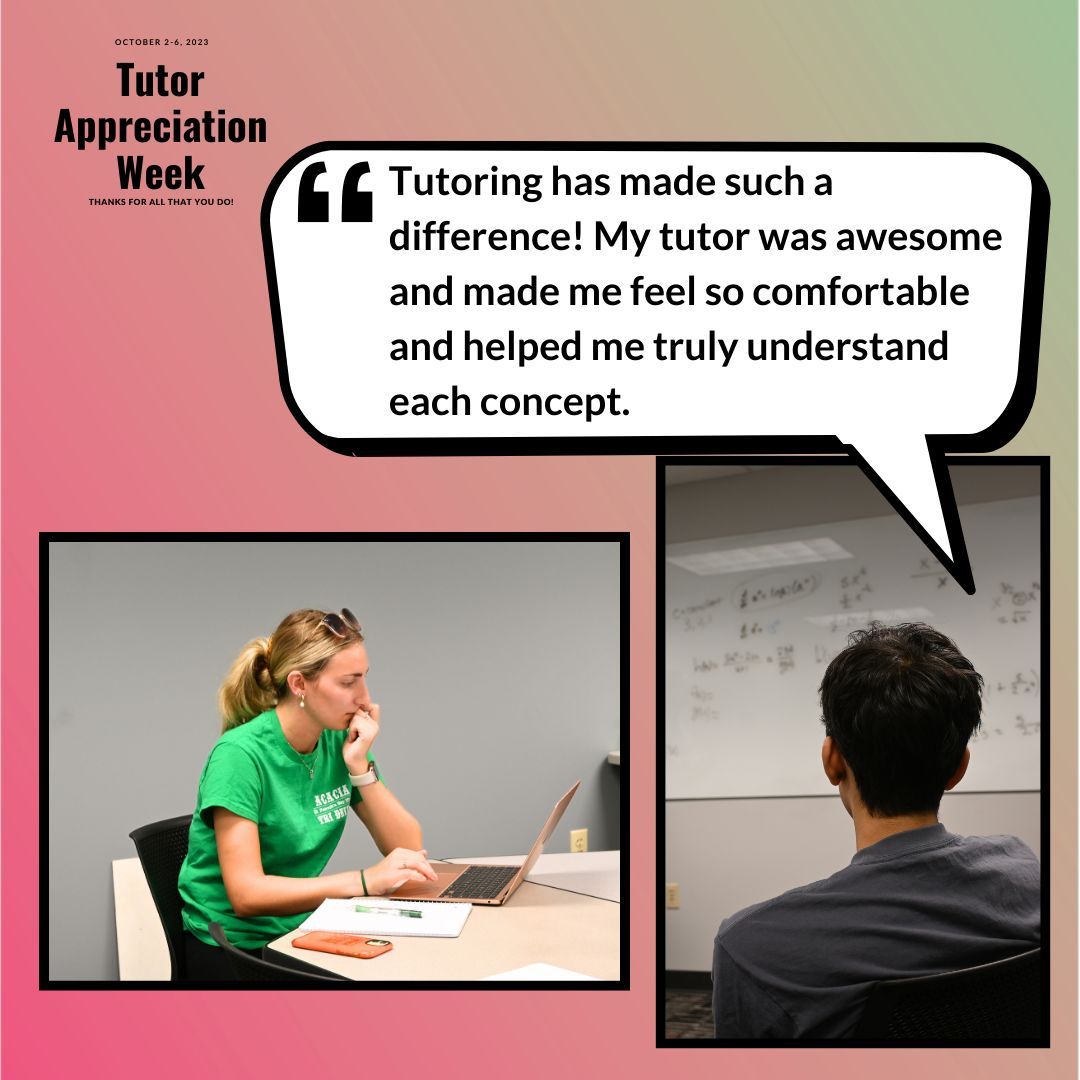 isuucollege's tweet photo. 📚🙌 Celebrating National Tutor Appreciation Week! 🎉

Let's take a moment to express our gratitude to all the dedicated peer tutors who go above and beyond to help students achieve success. 🌟 

#RedbirdLife
#TutorAppreciationWeek
 #ThankATutor 
#AcademicSuccess https://t.co/hFZy246fIx