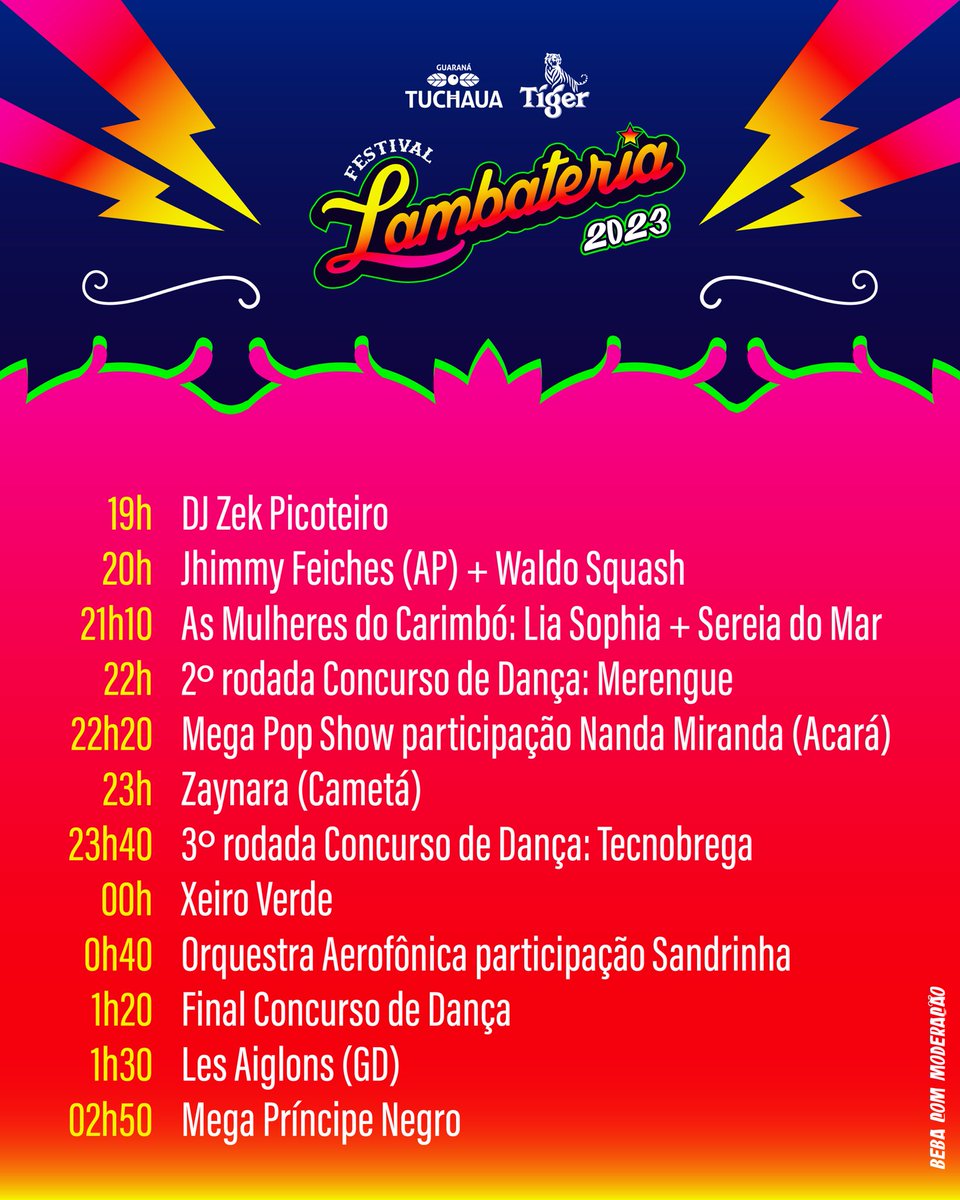 lambateriabelem's tweet photo. Vou deixar tudo mastigadinho aqui pra facilitar tua vida, heim! Te esperta que já é amanhã⚡ 

Faltam poucas horas pro grande dia! E a gente vai te explicar todo o esquema desse ano, hein 🔥 Dá uma olhada nas infos gerais pra não perderes aquele show que tu tanto tá esperando! 💥 https://t.co/93uMzFwJBE
