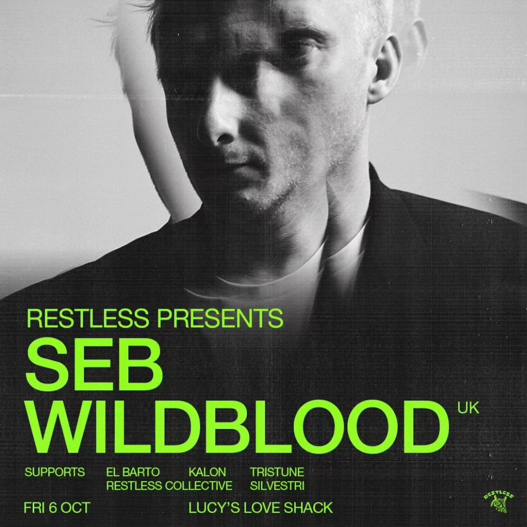 RestlessAUS's tweet photo. Big one inbound tonight!!

Join us in the pit as we bring Seb Wildblood down under for a night of deepness at Lucy's Love Shack.
Here we go

Restless ft. Seb Wildblood
Tickets via #LinkInBio

#perth
#WesternAustralia #deephouse #housemusic #events #music https://t.co/W2tDfU4ism