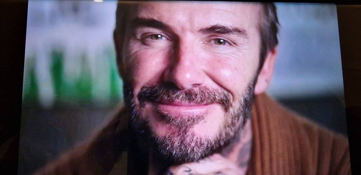 Me watching this David Beckham documentary... 🥹