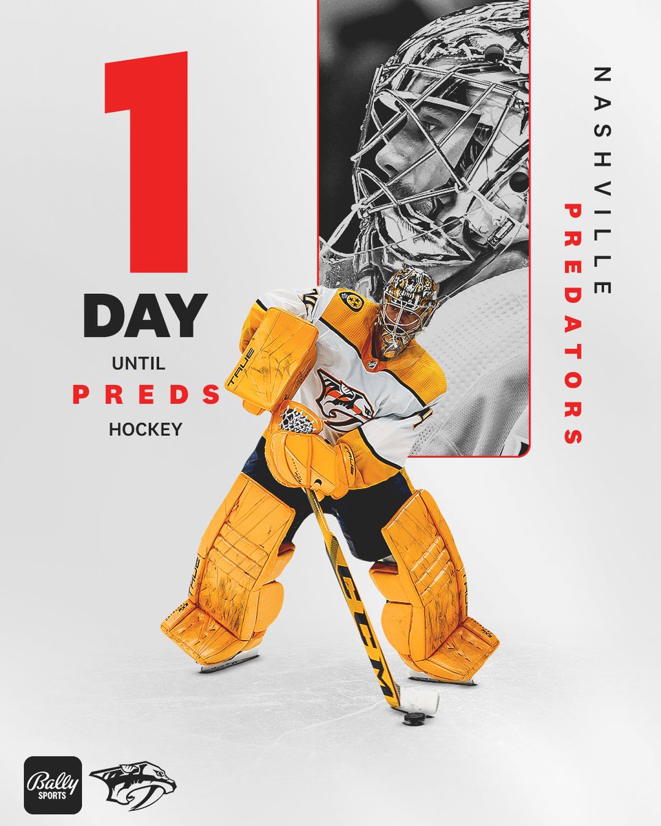 FDSN_Predators's tweet photo. ONE MORE SLEEP 🗣️ https://t.co/WAFfOFBWp7