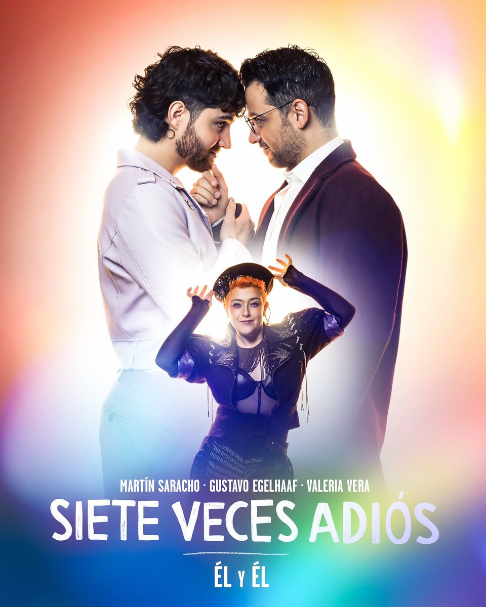 CineSpoilersMex's tweet photo. 👨‍❤️‍👨Hoy arranca temporada @GustavoEgelhaaf en la versión #ElYEl de #SieteVecesAdios 

Disfruta esta historia de amor hecha con el corazón (roto 💔). 

Encuentra tus 🎟️ aquí👉🏼 https://t.co/ISFQkXSiq4 https://t.co/yXbdNzk5B5