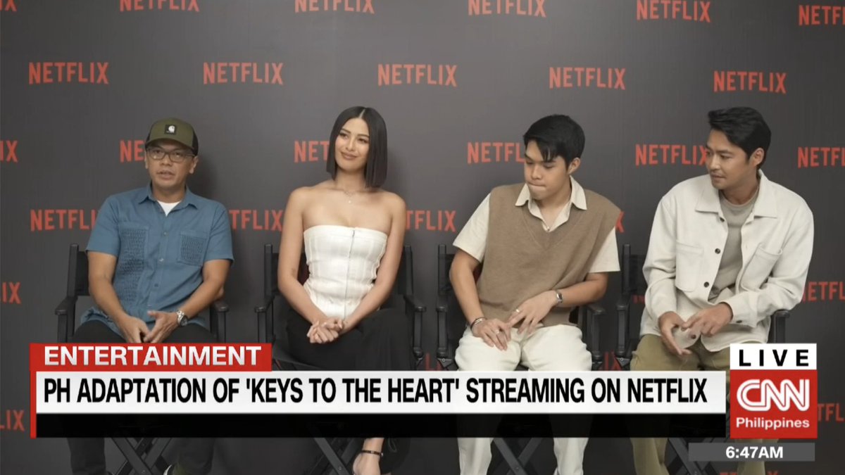 Netflix recently released the star-studded Filipino remake of 2018 Korean dramedy “Keys to the Heart.”

Catch our conversation with director Kerwin Go and cast members Zanjoe Marudo, Elijah Canlas, and Michelle Dee on #NewDay | LIVE bit.ly/3Q41WHV