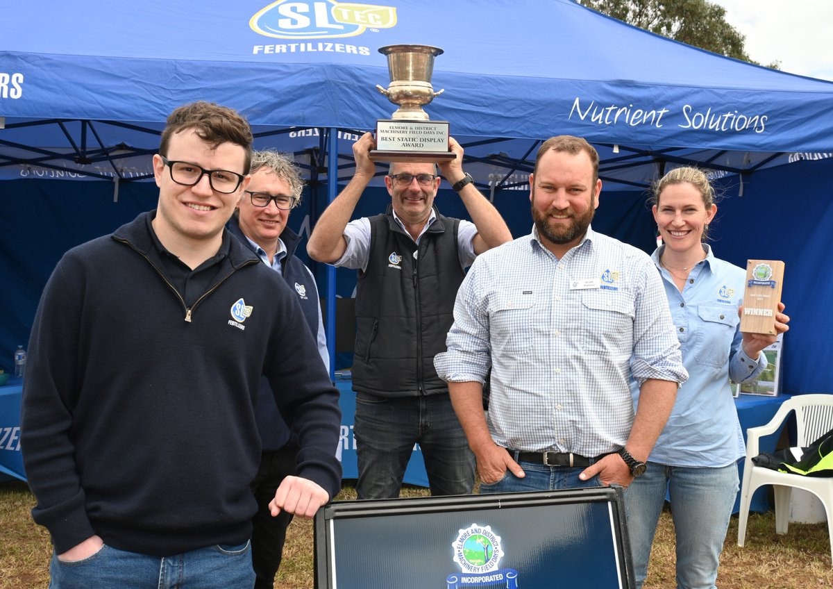 🎉 Big thanks to everyone who dropped by at the Elmore Field Days! 🚜 We're thrilled to have had the chance to connect with all of you, and we're absolutely ecstatic to announce that we've received the Best Static Display award this year! 🏆 #elmorefielddays2023