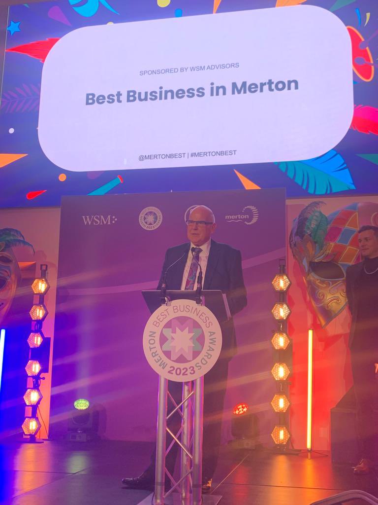 WSMPartners's tweet photo. Very well deserved @HI_Wimbledon for taking home the trophy for overall winner @MertonBest. Incredible team of people! https://t.co/qMRyflXsnC