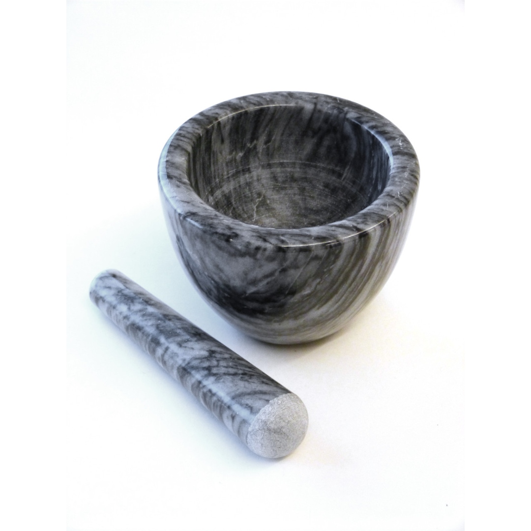Our largest mortar and pestle set has a long pestle. 8 oz. capacity with a polished finish. #farmhousespitsandspoons #yummy #delicious #happy #mindfulness #lifestyle #supportlocalbusinesses #friends #family #recipe #tasty #cooking ⁠#baking #homemade farmhousespitsandspoons.com/grey-marble-mo…