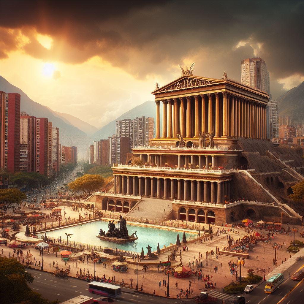 daveemp's tweet photo. Le pedí a la inteligencia artificial que me mostrara cómo sería Caracas, Venezuela, si hubiese sido construida por el Imperio Romano.

Se excedió. https://t.co/vrV7bvLb0k
