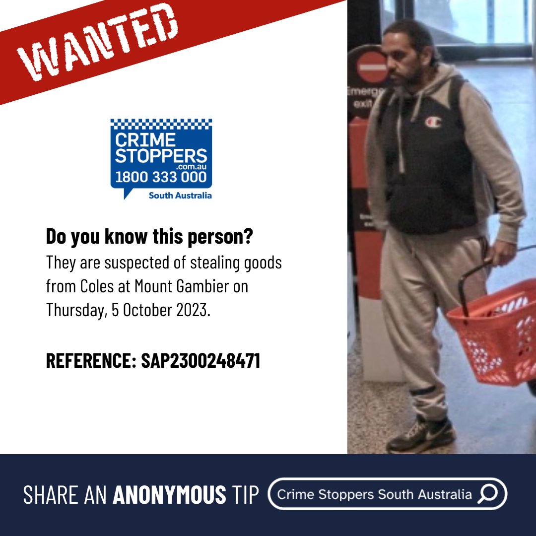 Crime Stoppers SA tweet media