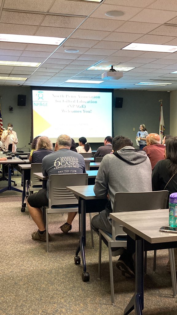 NPAGE meeting! Great meeting our families in North Penn! #engagecommunity