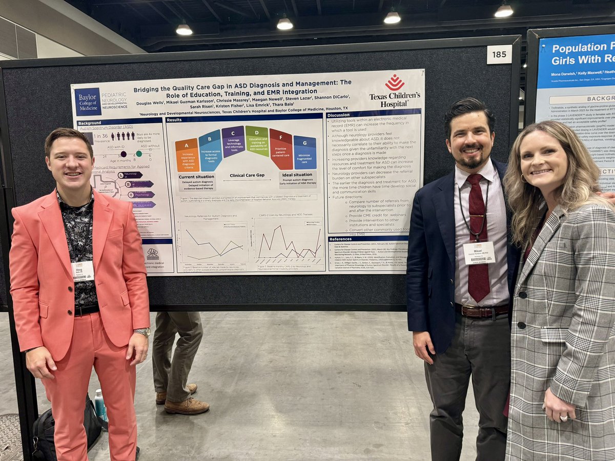 Building on our commitment to #QualityImprovement, Doug Wells, presents at #CNSAM , showcasing our resident-led initiative to accelerate #Autism diagnoses. Using informatic tools and medical education, we're taking strides in patient-centered, efficient, and equitable care.