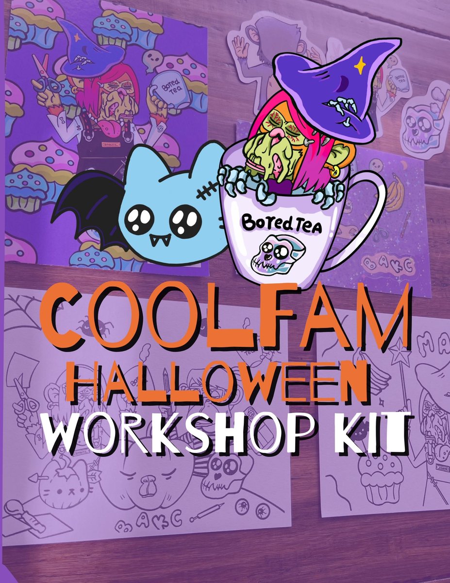 TheBoredTea's tweet photo. 🦍🍵👻 Boo! We just Launching the Spooky BAYC/ CoolCats Kit at https://t.co/KJWdpQREKA! Collaborations with MBA Fam @popilart @TwinPawsSeries @lidoff_mlucus, @BoredSnax, @BordArt_LLC.
✨We're all about bringing creative IP to IRL &amp; sharing family joy with @BoredApeYC &amp;  @coolcats https://t.co/fYhfe5YCFq