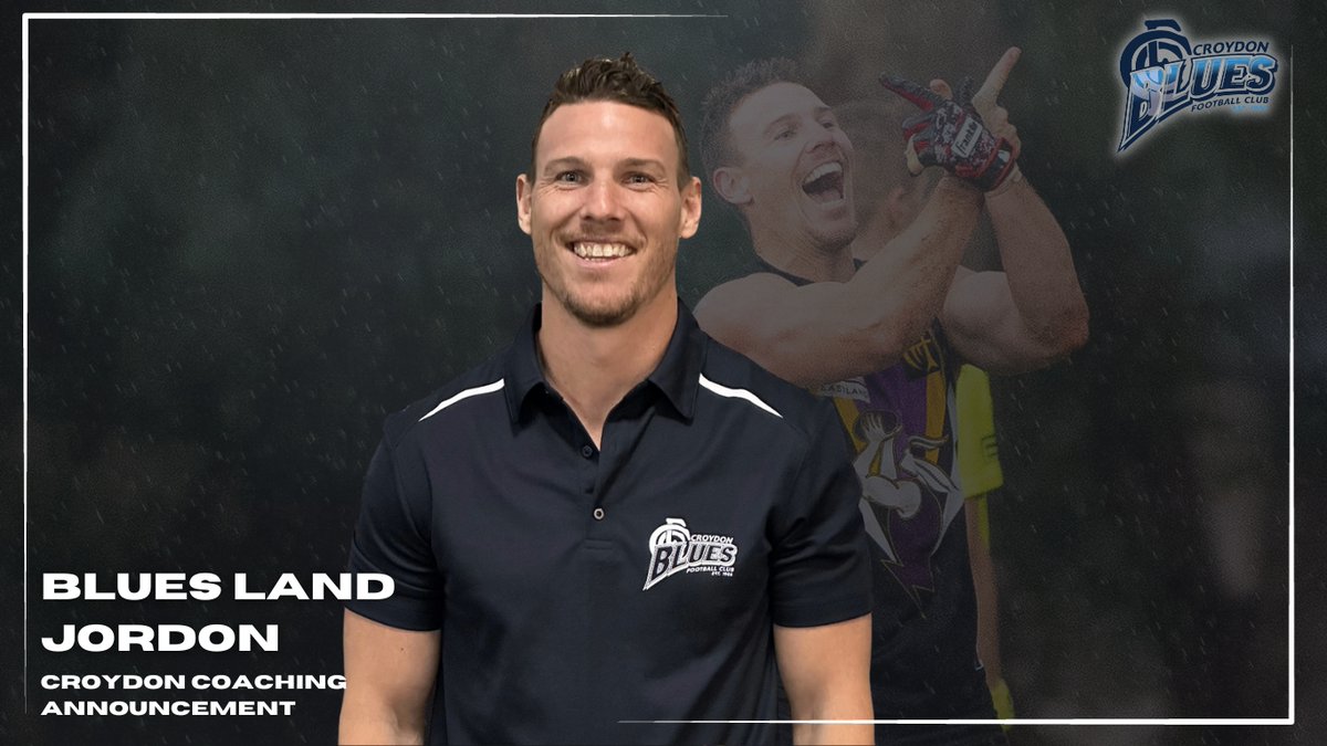 Eastern_FNL's tweet photo. BLUES LAND JORDON
The Croydon FNC have announced their new senior coach, Rhett Jordon.
The former Norwood captain and premiership player is set to take over the Blues as they enter Division Two in season 2024.
More HERE: https://t.co/HMlHYL8gu9
#efnl #croydon #localfooty https://t.co/ktSGbieTJn