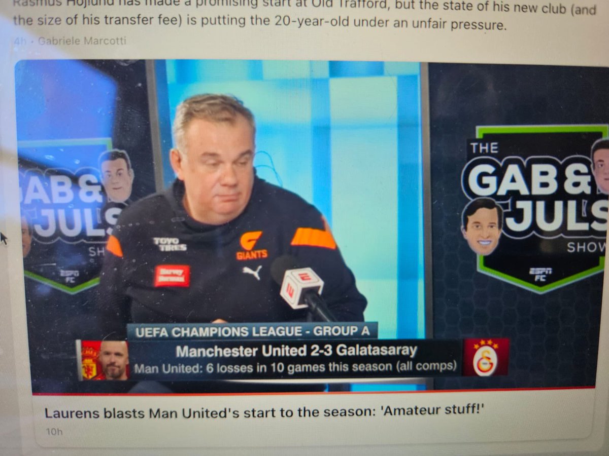 The crossover we never knew we needed - in what world <a href="/Marcotti/">Gabriele Marcotti</a> 😂😂😂😂 Please explain !!!