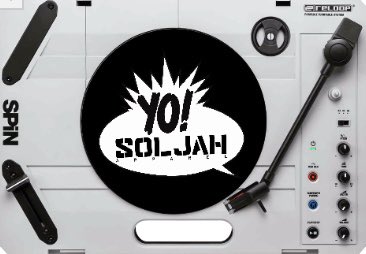 dejaySATIN's tweet photo. Testing some glow in the dark 7in slipmatsโฆYO! SOLJAH ๐ฅโ๏ธ๐ช #7inch #slipmats #portableturntable #scratchdj https://t.co/PRodxjnjH4