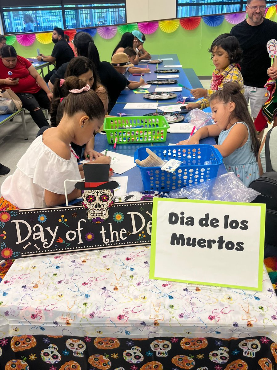EsolVolusia's tweet photo. So many activities to choose from @GeorgeMarksVCS !! ¡Que viva el mes de la herencia hispana! #ESOLVCS #HispanicHeritageMonth https://t.co/ZpljWnbXL2