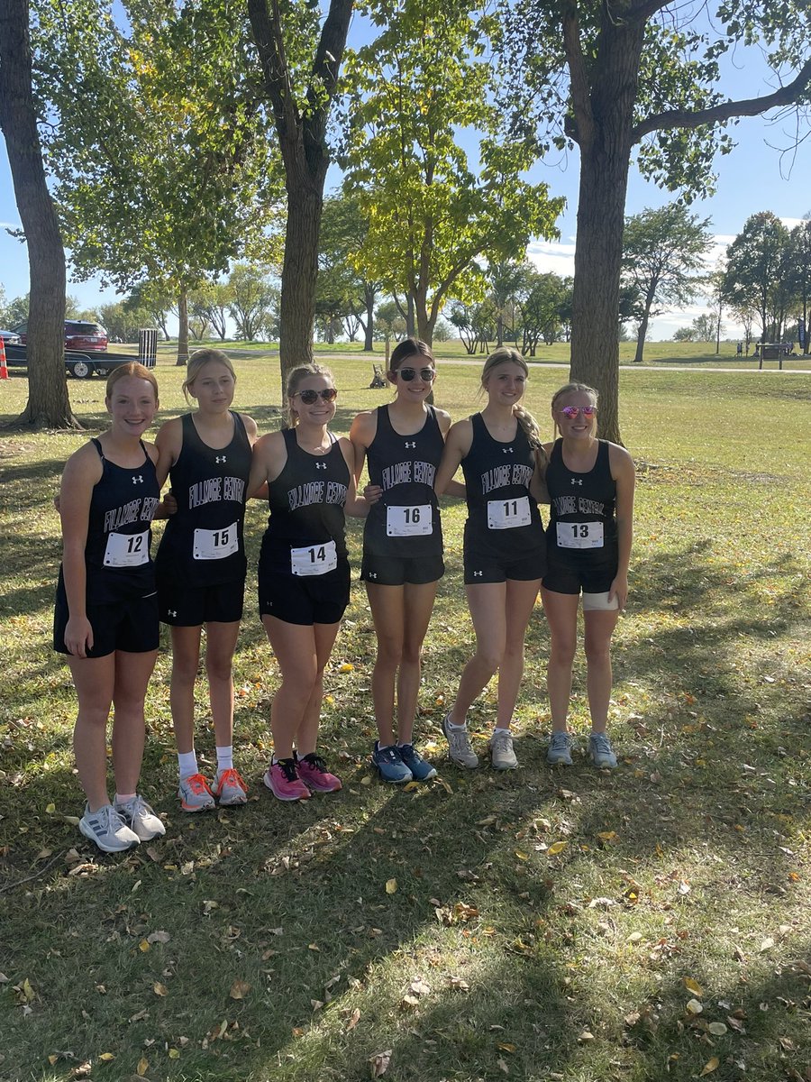 xc_fcpanthers's tweet photo. FC Girls finish 4th in Conference!

Individual results:

Hallie - 7th
Emma - 17th
Ellie - 22nd
Kara - 24th
Lark - 25th
Hannah- 26th https://t.co/DvWuCSO1rA