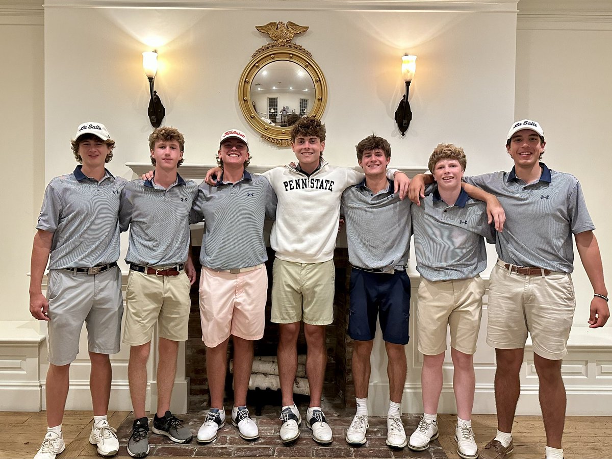 LaSalle_Sports's tweet photo. #LaSalleGolf defeats Southern Lehigh High School, the District 12 Champions, 298-324 to advance to the PIAA State Finals for the 6th time in seven years. https://t.co/HBGhuUH5kr