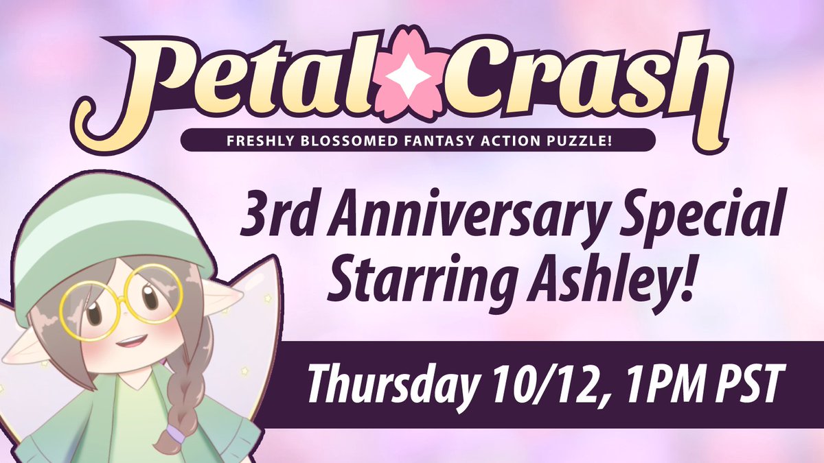 Petal's 3rd release anniversary is coming up! What better time to let everyone know what's new in the world of Petal? Next Thursday, October 12th at 1PM PST, we'll be premiering a special presentation! youtube.com/@GalaxyTrail