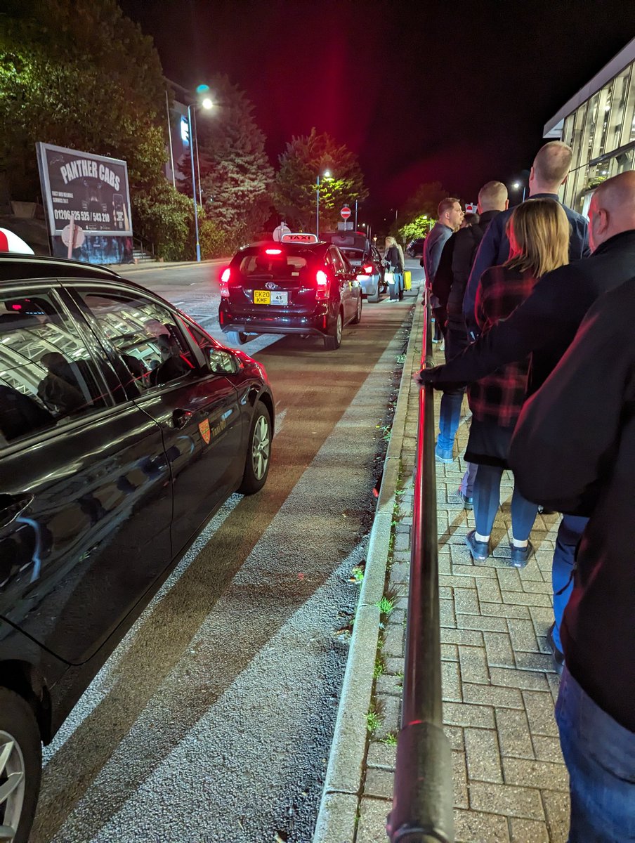 All toilets shut at <a href="/greateranglia/">Greater Anglia</a> Colchester station and now a queue for taxis. Thanks for an inhumane journey home:-(